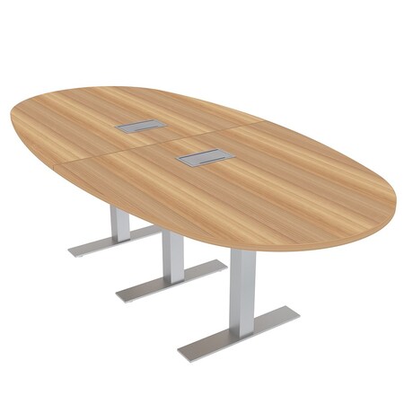 Skutchi Designs 45 in W, 96 in L, 29 in H, Engineered Wood Top, Brown HAR-BOVL-46X92-T-ELEC-XD21
